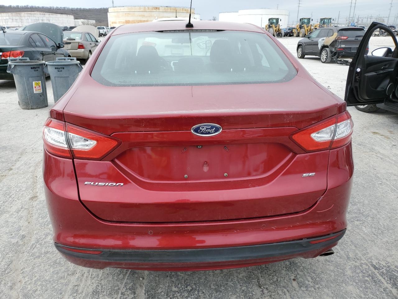 2016 Ford Fusion VIN 3FA6P0H70GR114507 Copart auction photo, front end / rear end damage thumbnail 6