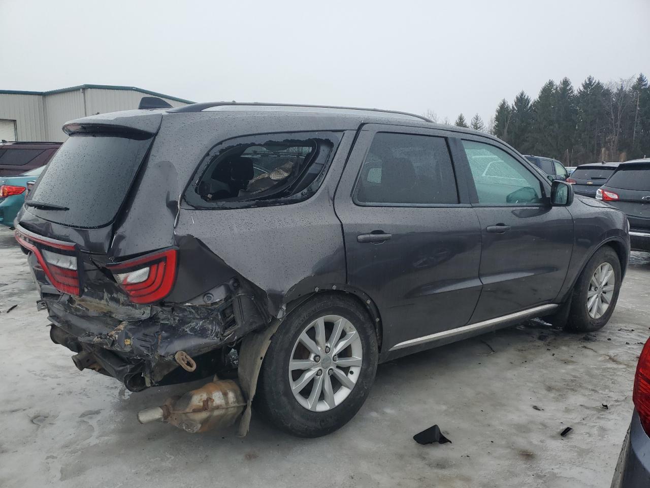 2015 Dodge Durango VIN 1C4RDJAG0FC786743 Copart auction photo, rear end damage thumbnail 3