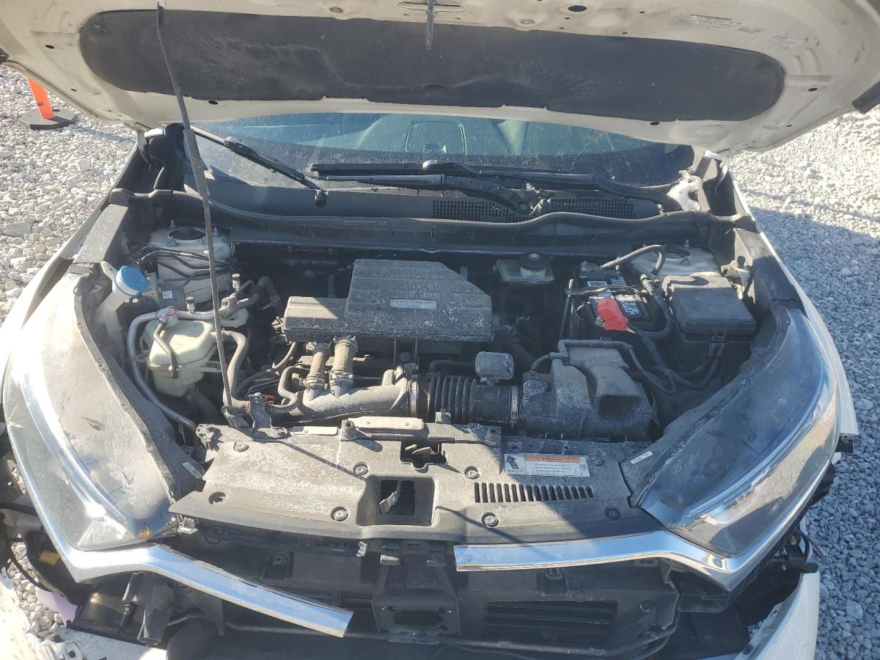 2018 Honda CR-V VIN 2HKRW2H80JH673922 Copart auction photo, front end / undercarriage damage thumbnail 13