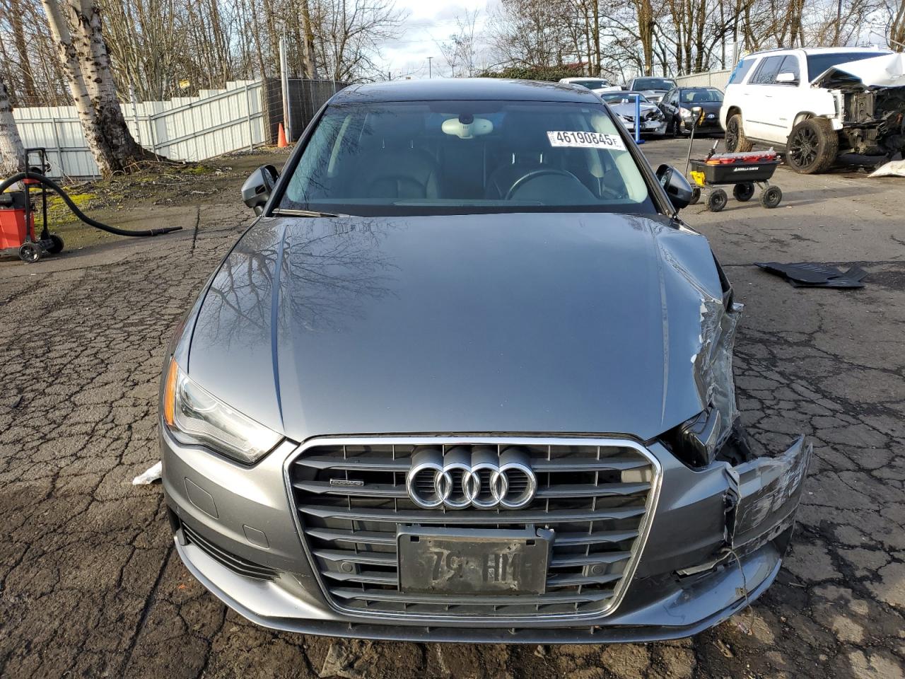 2015 Audi A3 VIN WAUEFGFF6F1128266 Copart auction photo, front end damage thumbnail 5