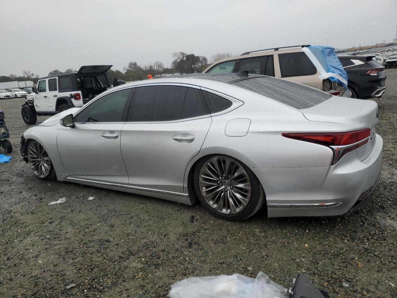 2018 Lexus LS VIN JTHB5LFF4J5000481 Copart auction photo, front end damage thumbnail 2