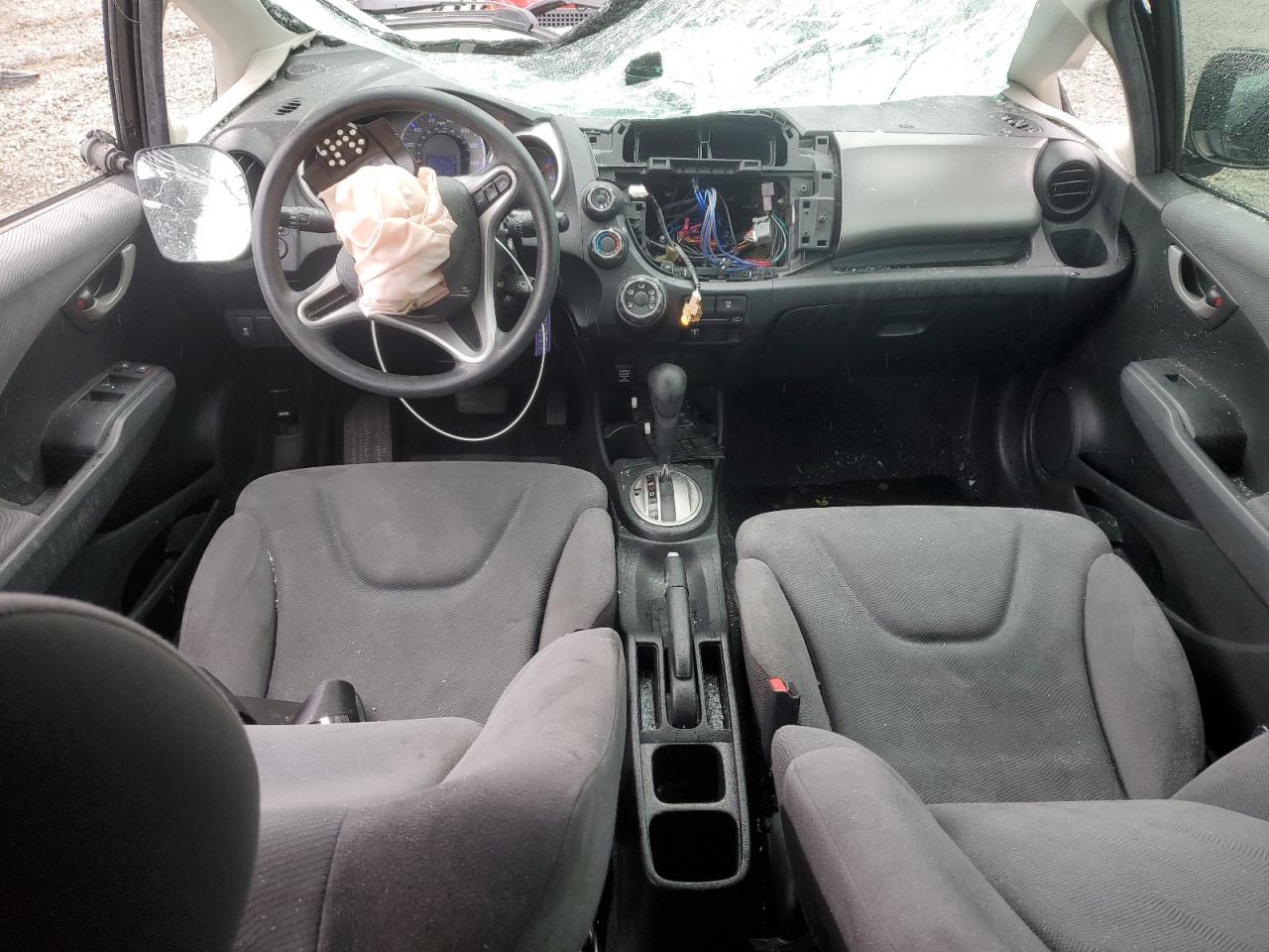 2013 Honda Fit VIN JHMGE8H35DC071386 Copart auction photo, rollover damage thumbnail 8