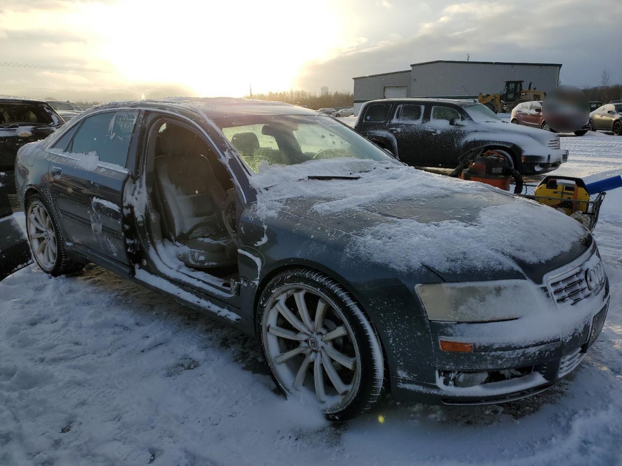 2004 Audi A8 VIN WAUML44E54N000619 Copart auction photo, side damage thumbnail 4