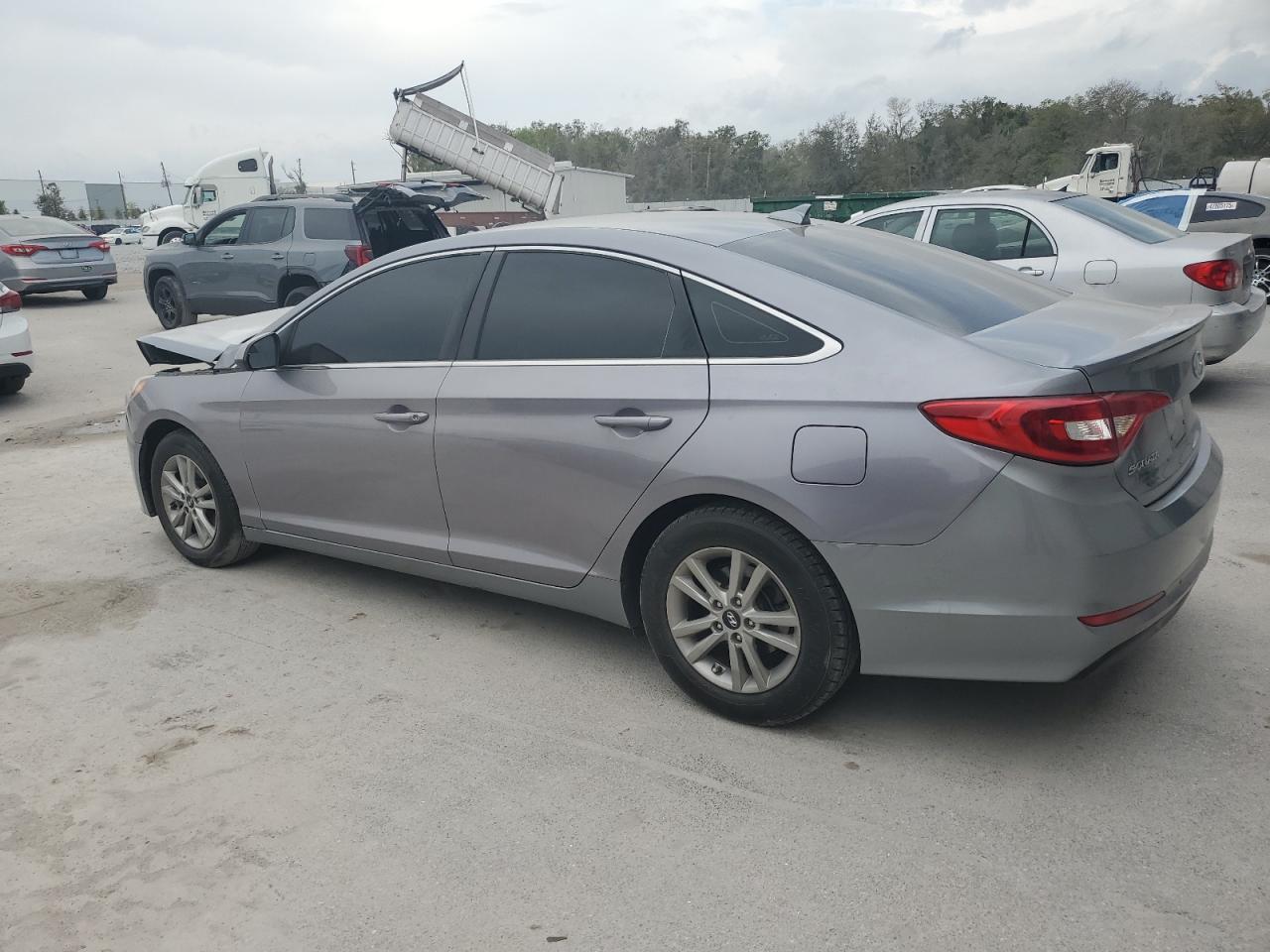 2017 Hyundai Sonata VIN 5NPE24AF3HH521982 Copart auction photo, front end damage thumbnail 2