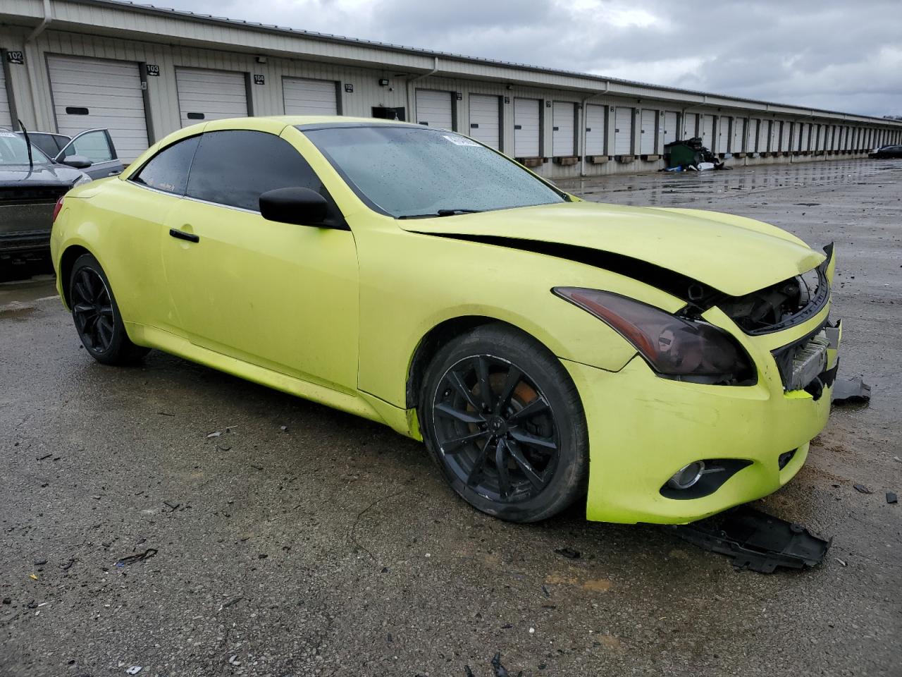 2011 Infiniti G VIN JN1CV6FE2BM952291 Copart auction photo, front end damage thumbnail 4
