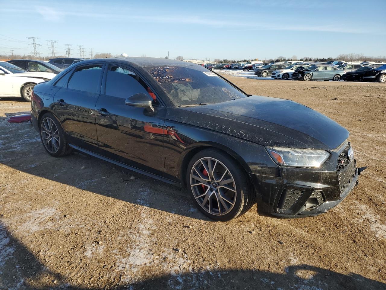 2021 Audi RS4 VIN WAUB4AF44MA027812 Copart auction photo, front end / minor dent/scratches damage thumbnail 4