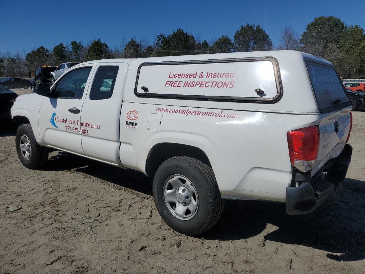 2017 Toyota Tacoma VIN 5TFRX5GN9HX086350 Copart auction photo, rear end / front end damage thumbnail 2