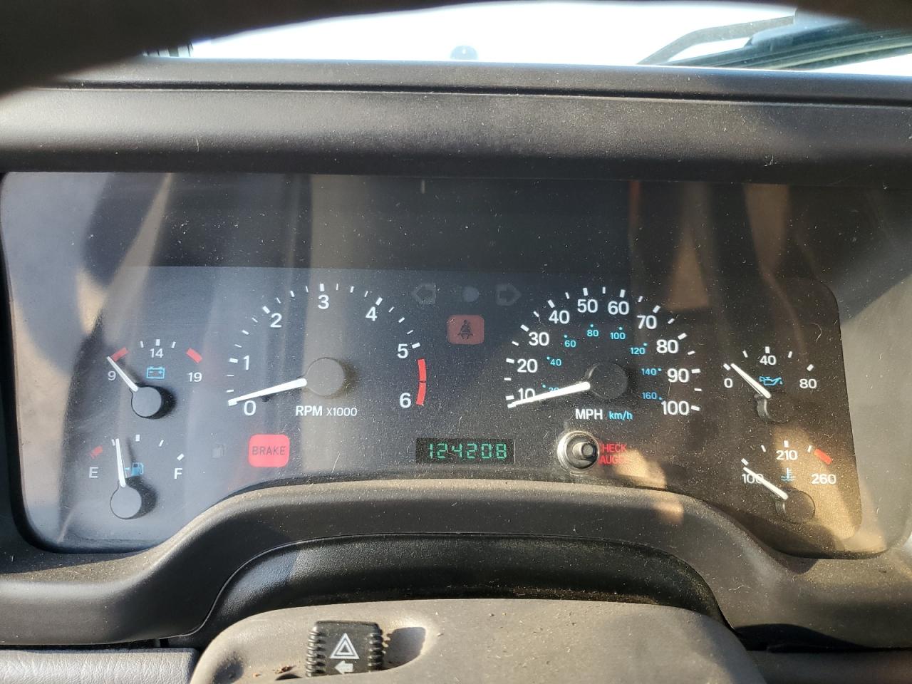 1997 Jeep Wrangler VIN 1J4FY19S8VP545093 Copart auction photo, mechanical damage thumbnail 9