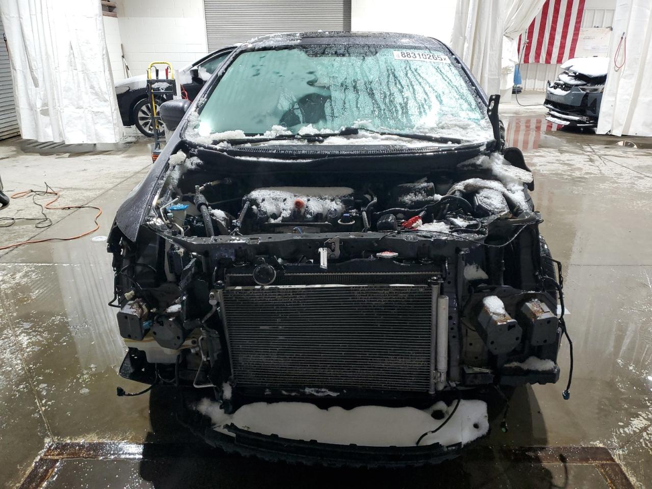 2014 Honda Civic VIN 2HGFB2F9XEH521950 Copart auction photo, front end damage thumbnail 5