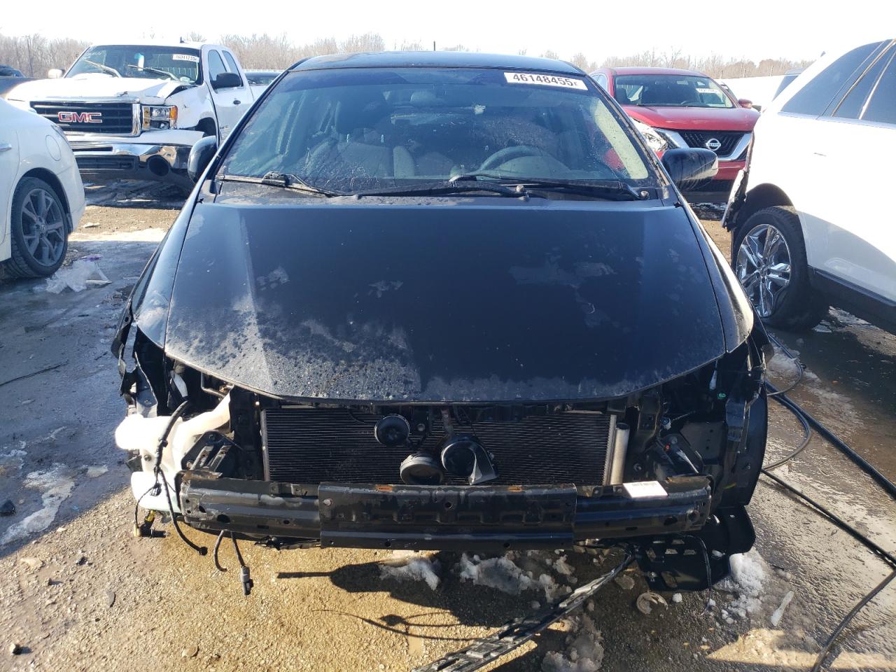 2010 Honda Insight VIN JHMZE2H73AS002657 Copart auction photo, front end damage thumbnail 5