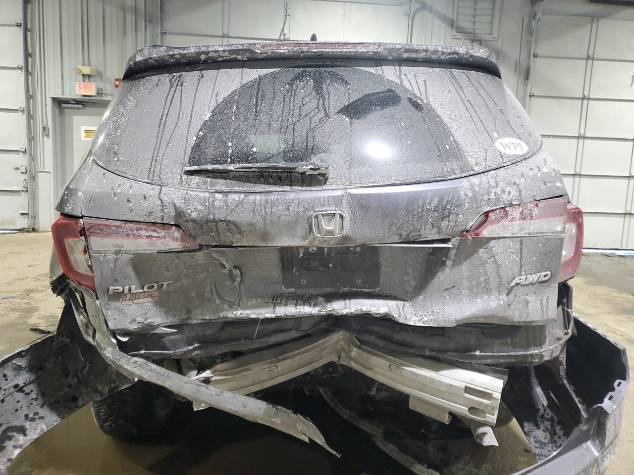 2021 Honda Pilot VIN 5FNYF6H58MB073810 Copart auction photo, front end / rear end damage thumbnail 6
