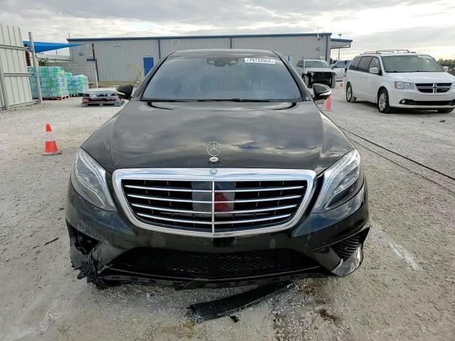 2015 Mercedes-Benz S-klasse VIN WDDUG7JB5FA111061 Copart auction photo, front end / undercarriage damage thumbnail 13