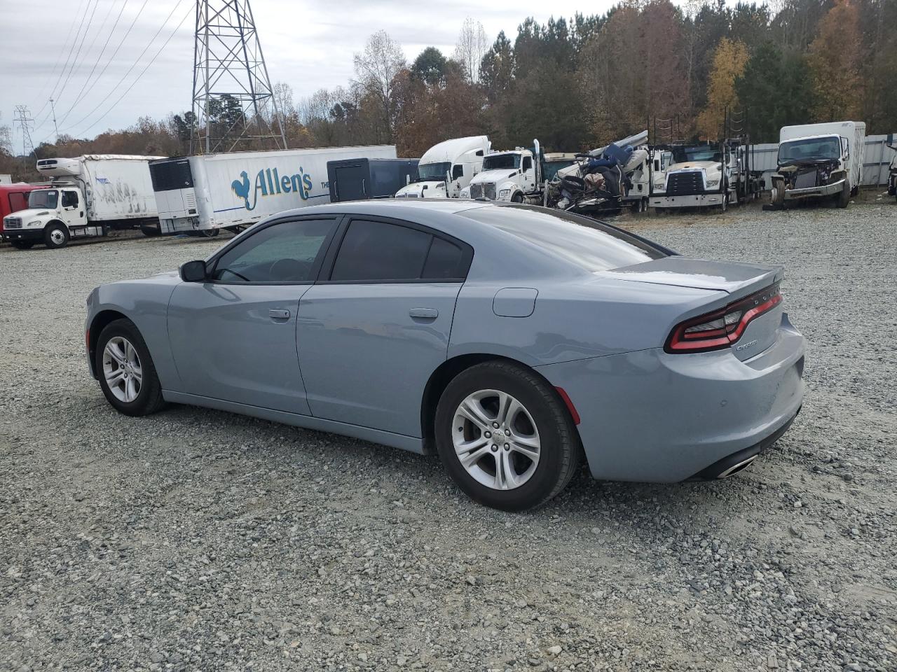 2021 Dodge Charger VIN 2C3CDXBG3MH511180 Copart auction photo, rear end damage thumbnail 2