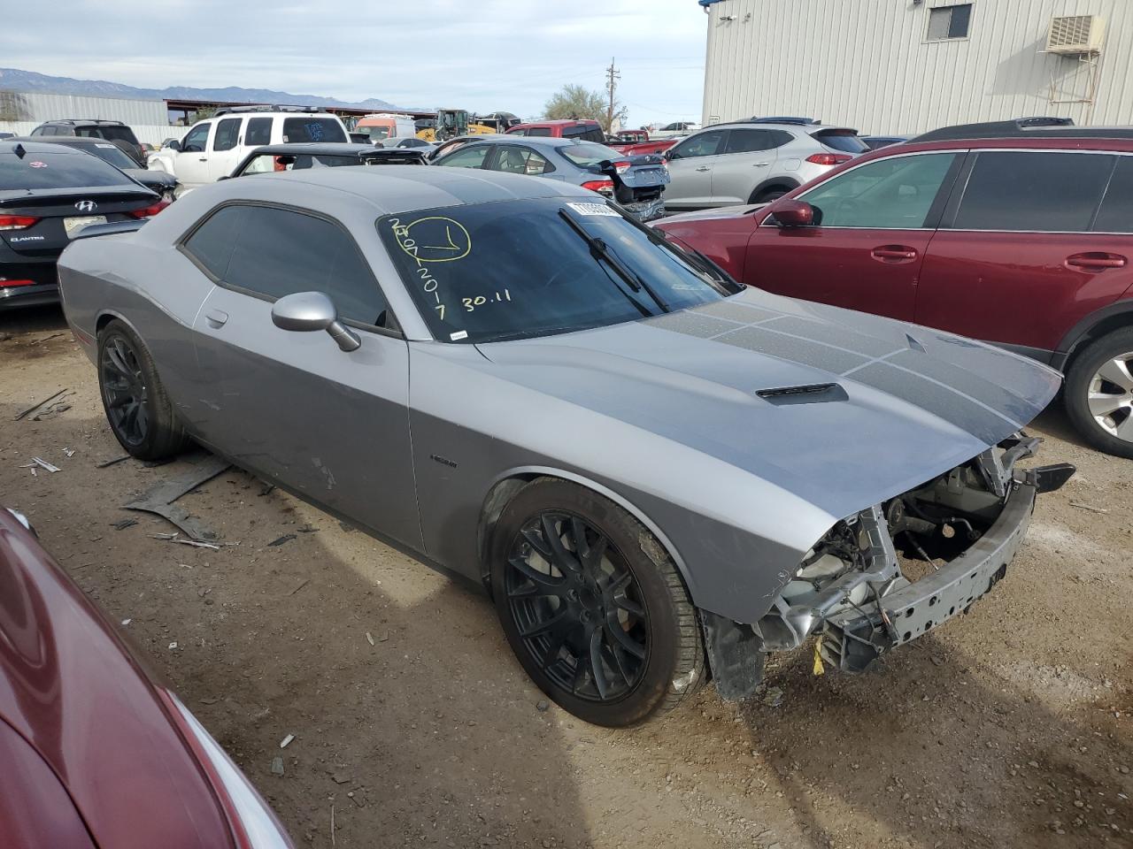2016 Dodge Challenger VIN 2C3CDZBT1GH120106 Copart auction photo, front end / frame damage damage thumbnail 4