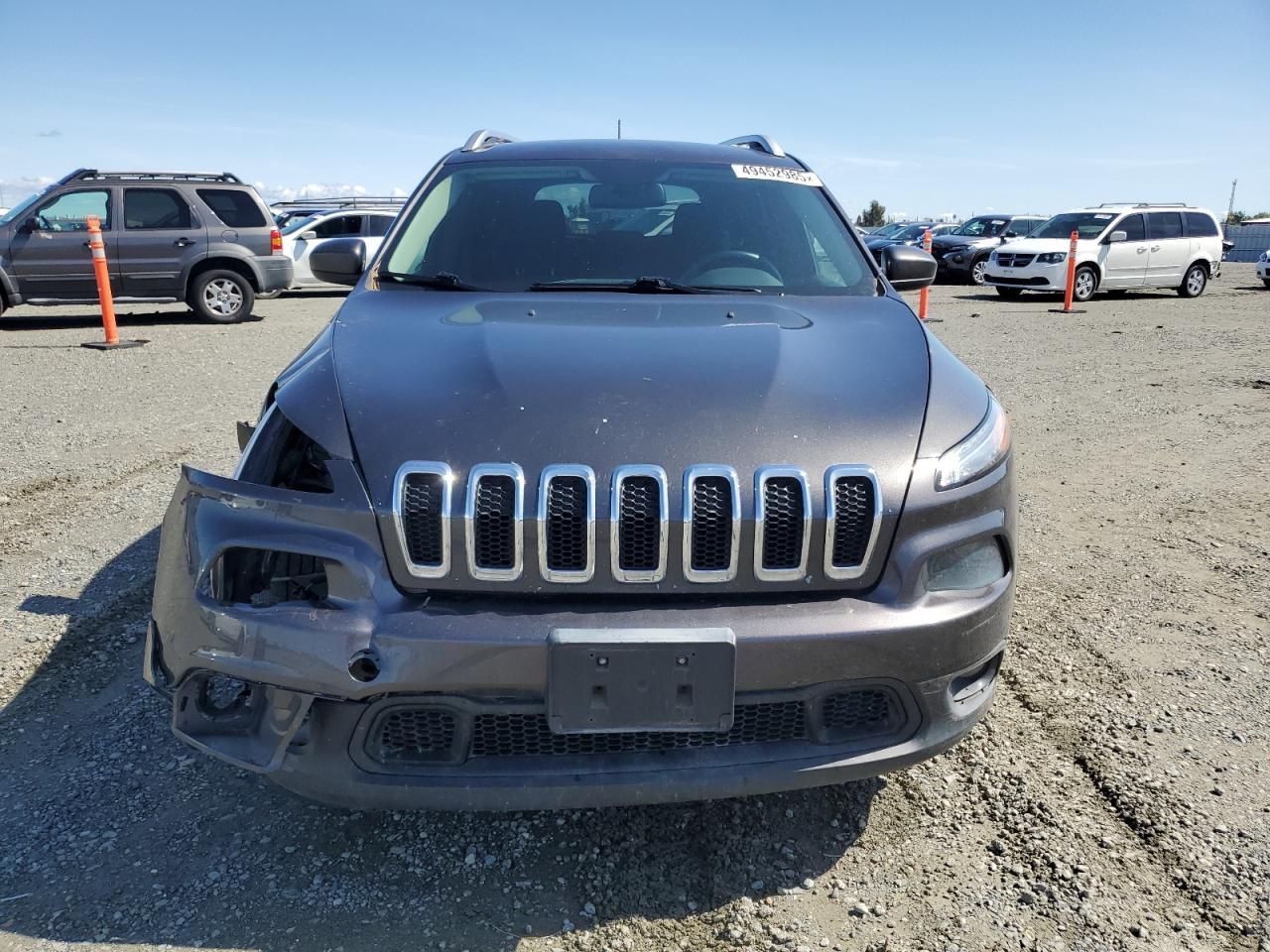 2014 Jeep Grand Cherokee VIN 1C4PJLCB2EW245753 Copart auction photo, front end damage thumbnail 5