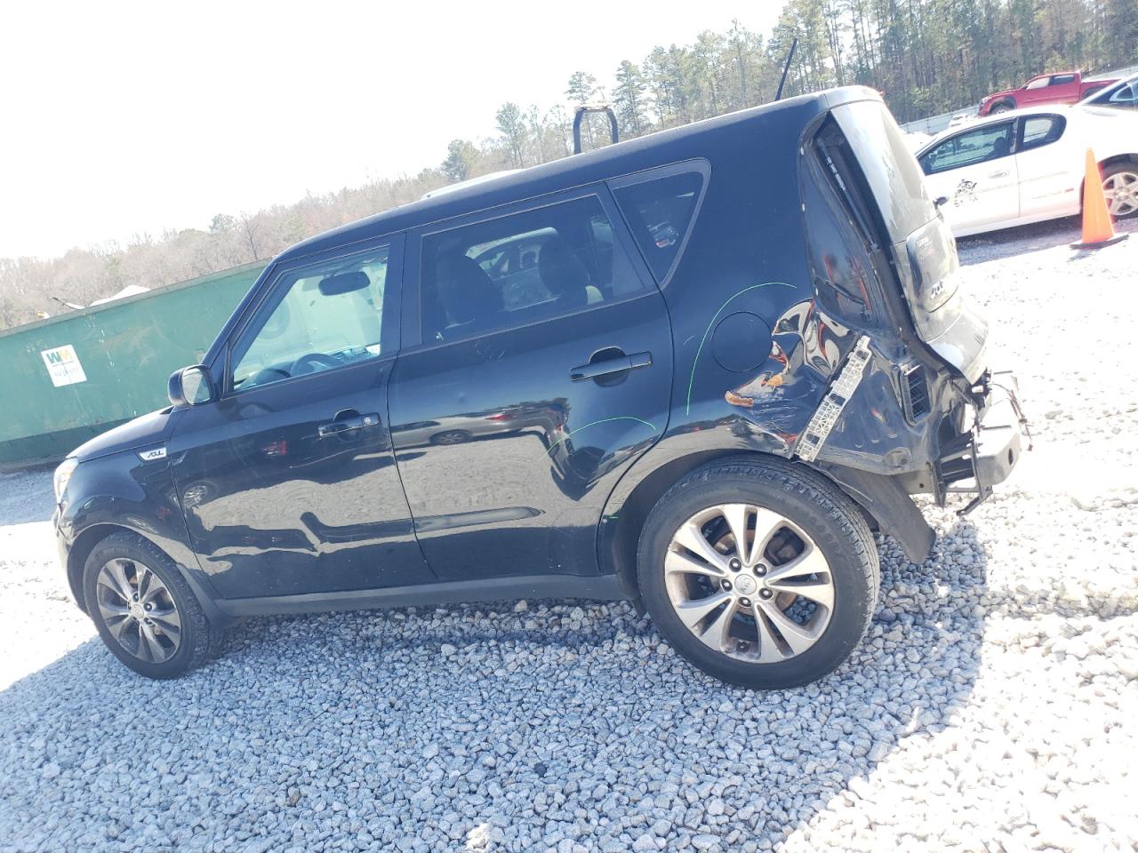 2015 KIA Soul VIN KNDJP3A54F7178005 Copart auction photo, rear end / minor dent/scratches damage thumbnail 2