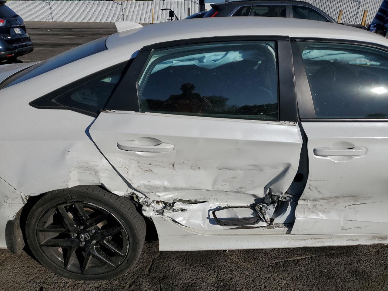2022 Honda Civic VIN 2HGFE2F58NH539352 Copart auction photo, side damage thumbnail 10