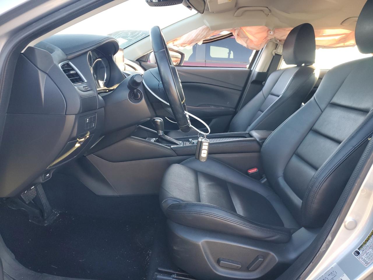 2017 Mazda 6 VIN JM1GL1V53H1140663 Copart auction photo, side / front end damage thumbnail 7