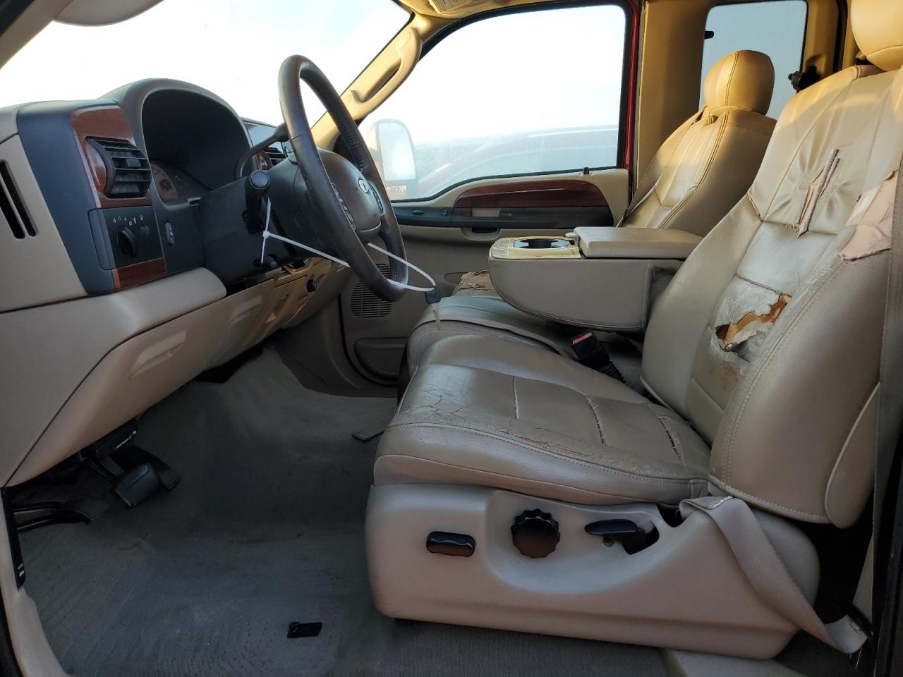 2005 Ford F250 VIN 1FTSX21545EA06954 Copart auction photo, water/flood damage thumbnail 7