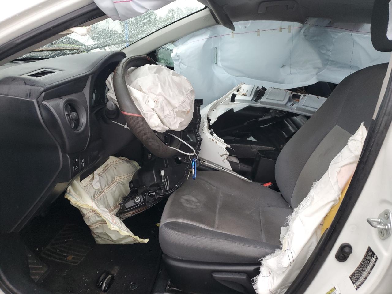 2017 Toyota Corolla VIN 5YFBURHE5HP676575 Copart auction photo, front end damage thumbnail 7