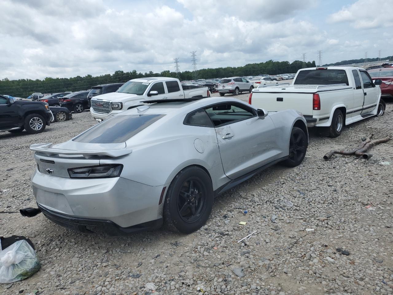 2018 Chevrolet Camaro VIN 1G1FK1R62J0188421 Copart auction photo, all over damage thumbnail 3
