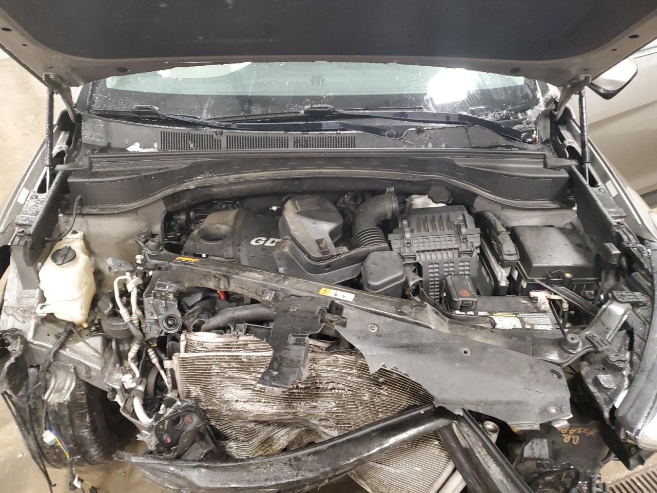 2016 Hyundai Santa Fe VIN 5XYZT3LB2GG330692 Copart auction photo, front end damage thumbnail 12