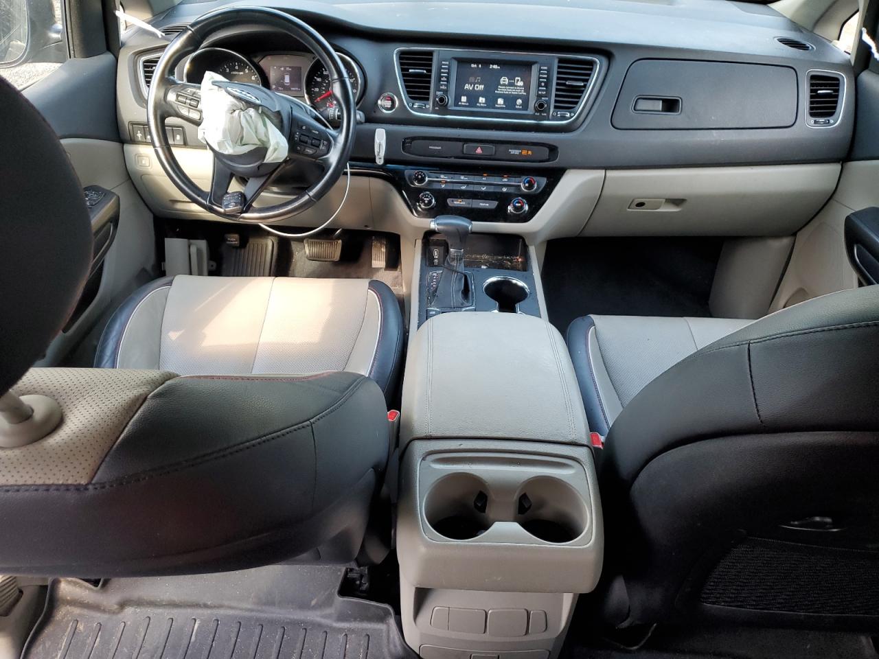2019 KIA Sedona VIN KNDMB5C10K6512497 Copart auction photo, mechanical / front end damage thumbnail 8