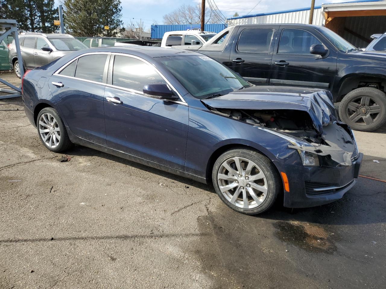 2017 Cadillac ATS VIN 1G6AH5SXXH0158865 Copart auction photo, front end damage thumbnail 4