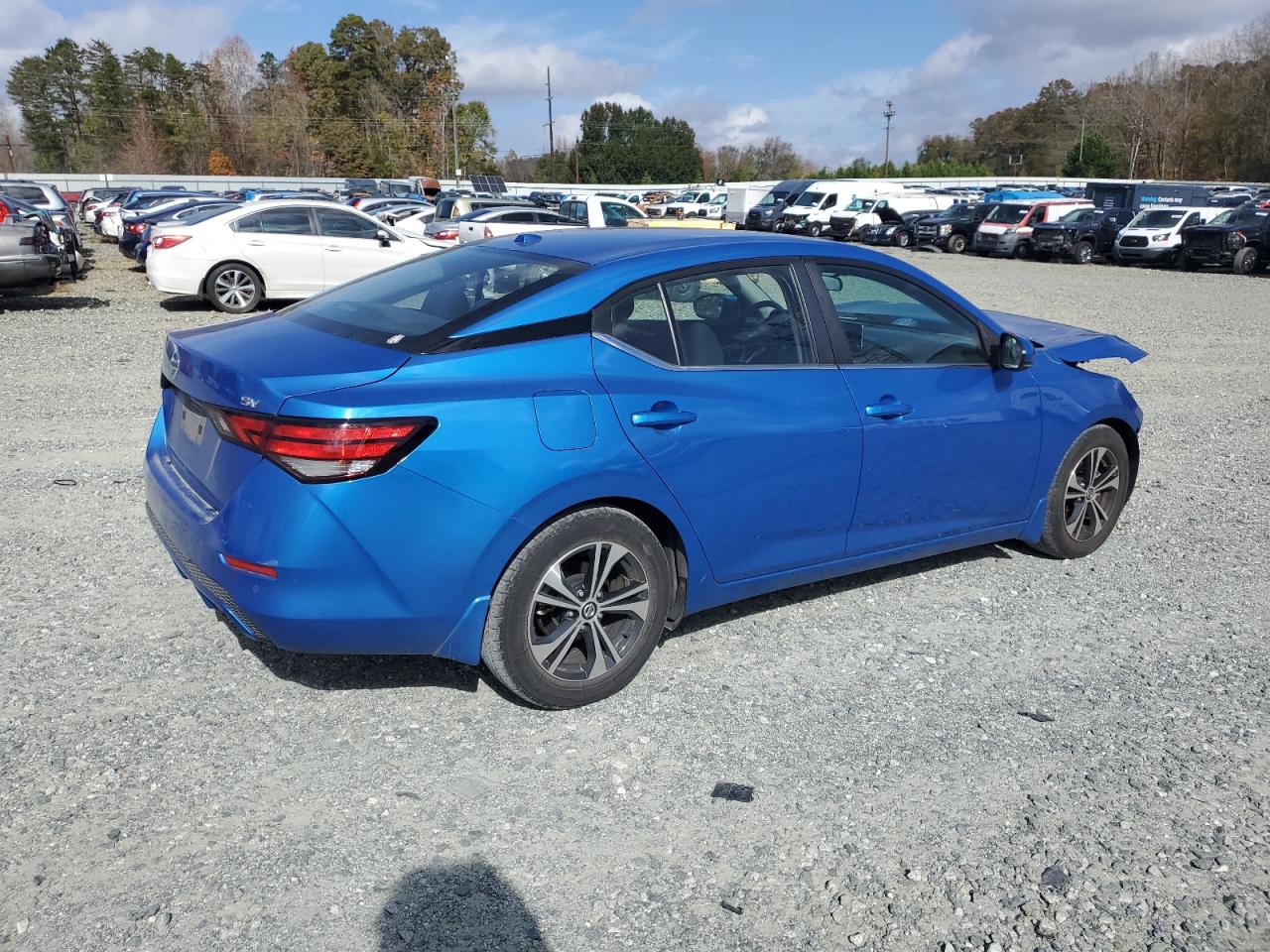 2020 Nissan Sentra VIN 3N1AB8CV1LY253765 Copart auction photo, front end damage thumbnail 3