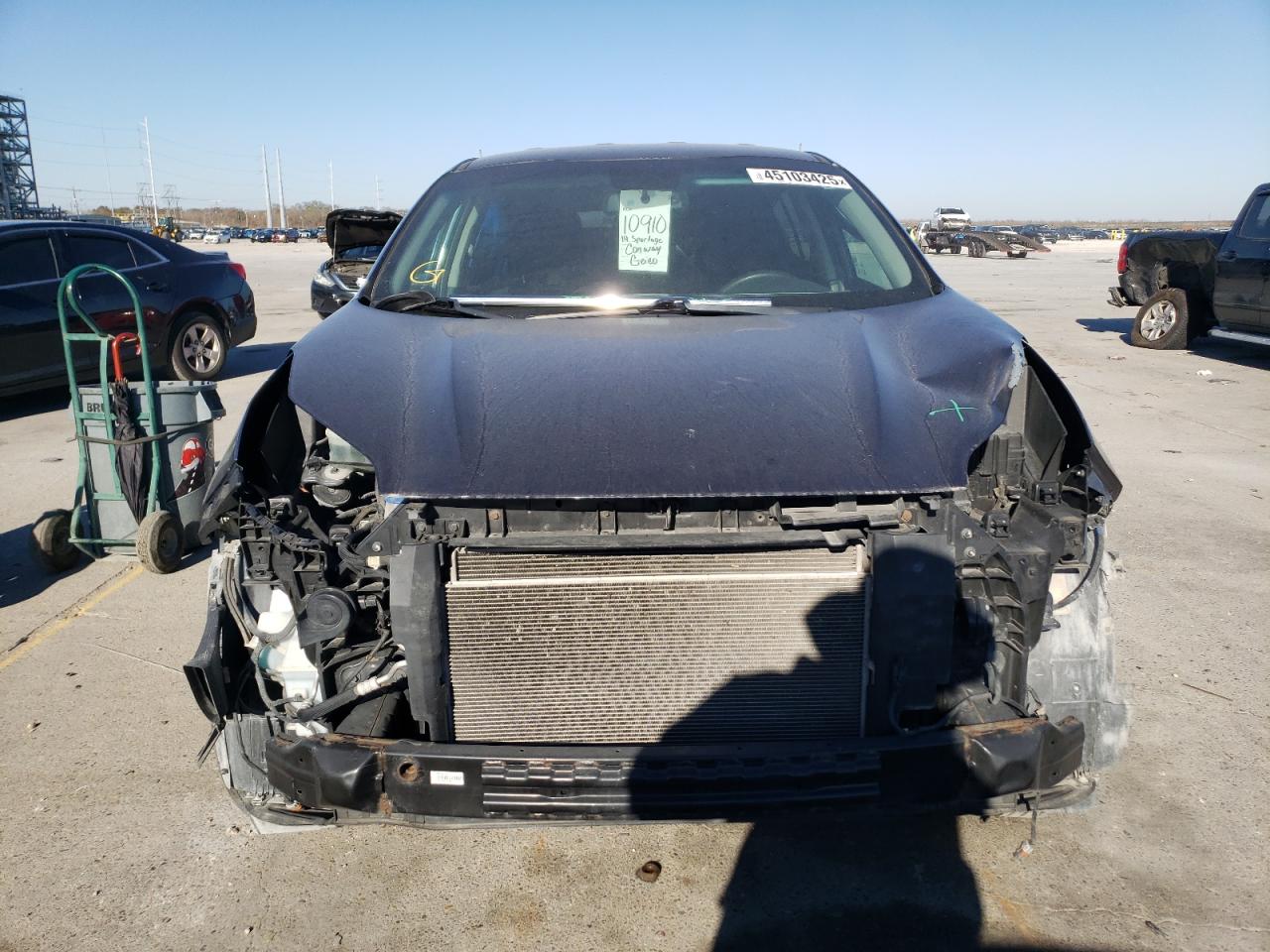 2019 KIA Sportage VIN KNDPMCAC7K7551386 Copart auction photo, front end / rear end damage thumbnail 5