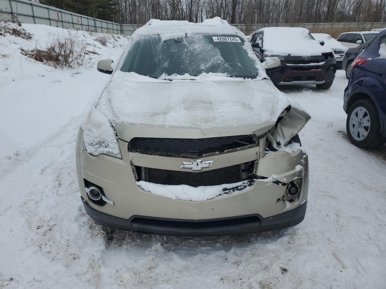 2015 Chevrolet Equinox VIN 2GNFLGE36F6283234 Copart auction photo, front end / side damage thumbnail 5