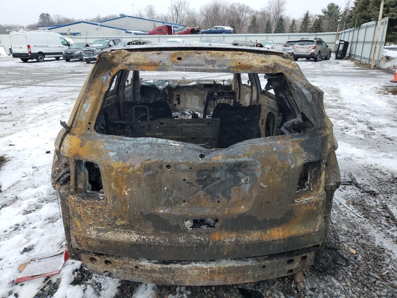 2017 GMC Acadia VIN 1GKKVSKD2HJ313924 Copart auction photo, burn - engine / burn - interior damage thumbnail 6