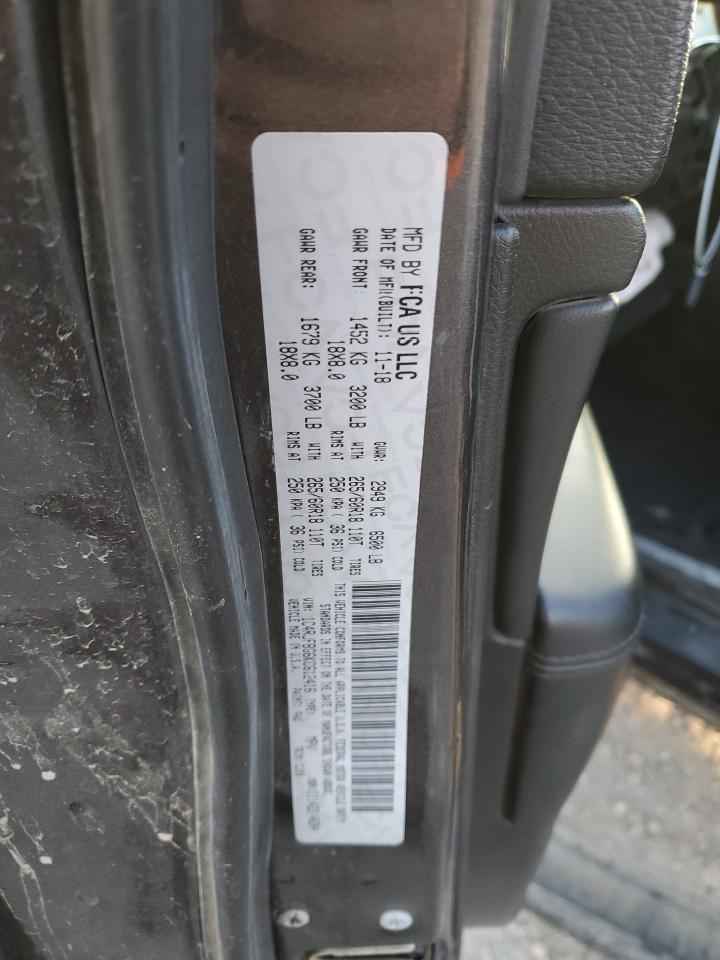 2019 Jeep Grand Cherokee VIN 1C4RJFBG6KC612416 Copart auction photo, all over / undercarriage damage thumbnail 13