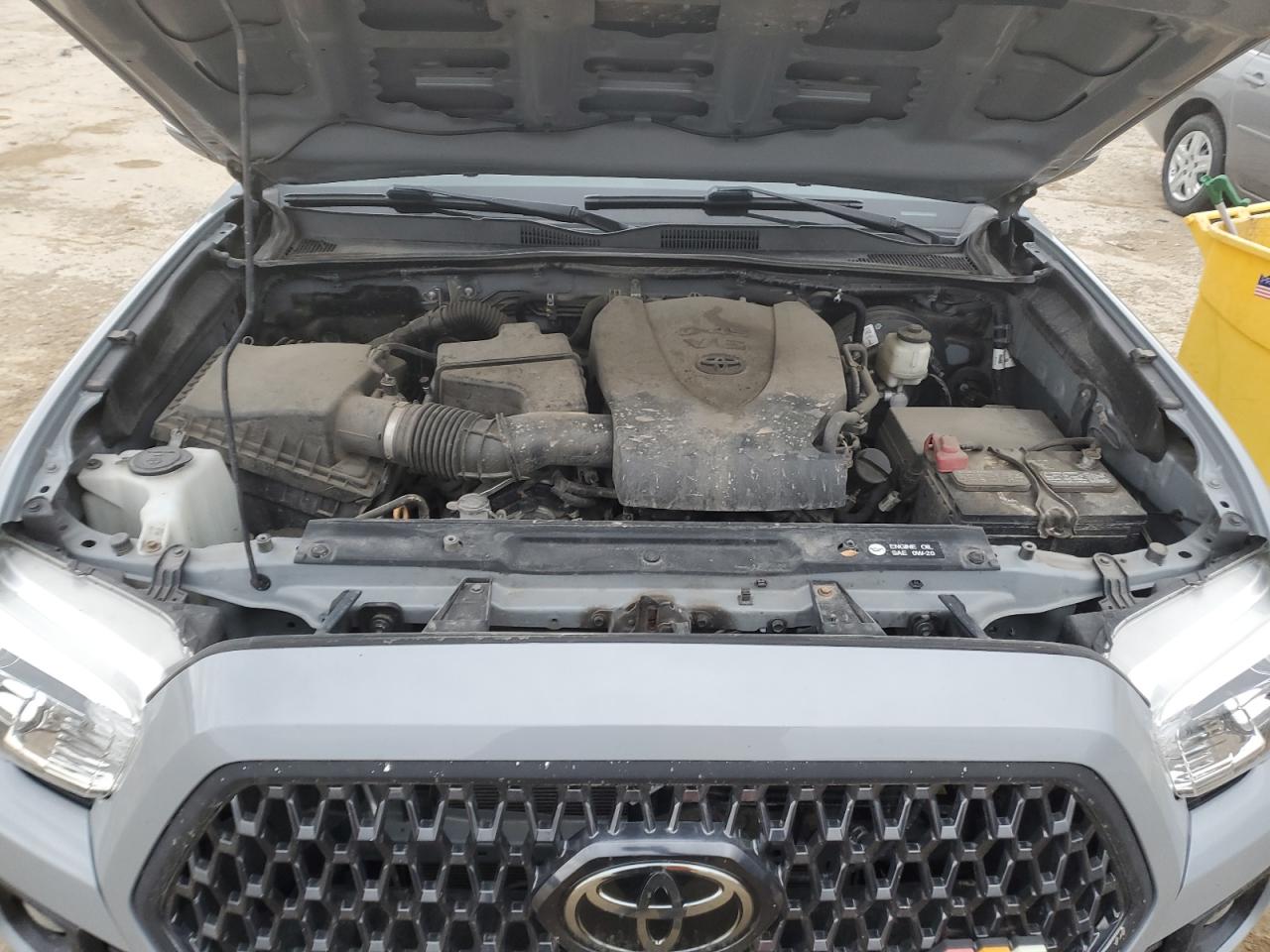 2019 Toyota Tacoma VIN 3TMDZ5BN5KM058358 Copart auction photo, side damage thumbnail 11
