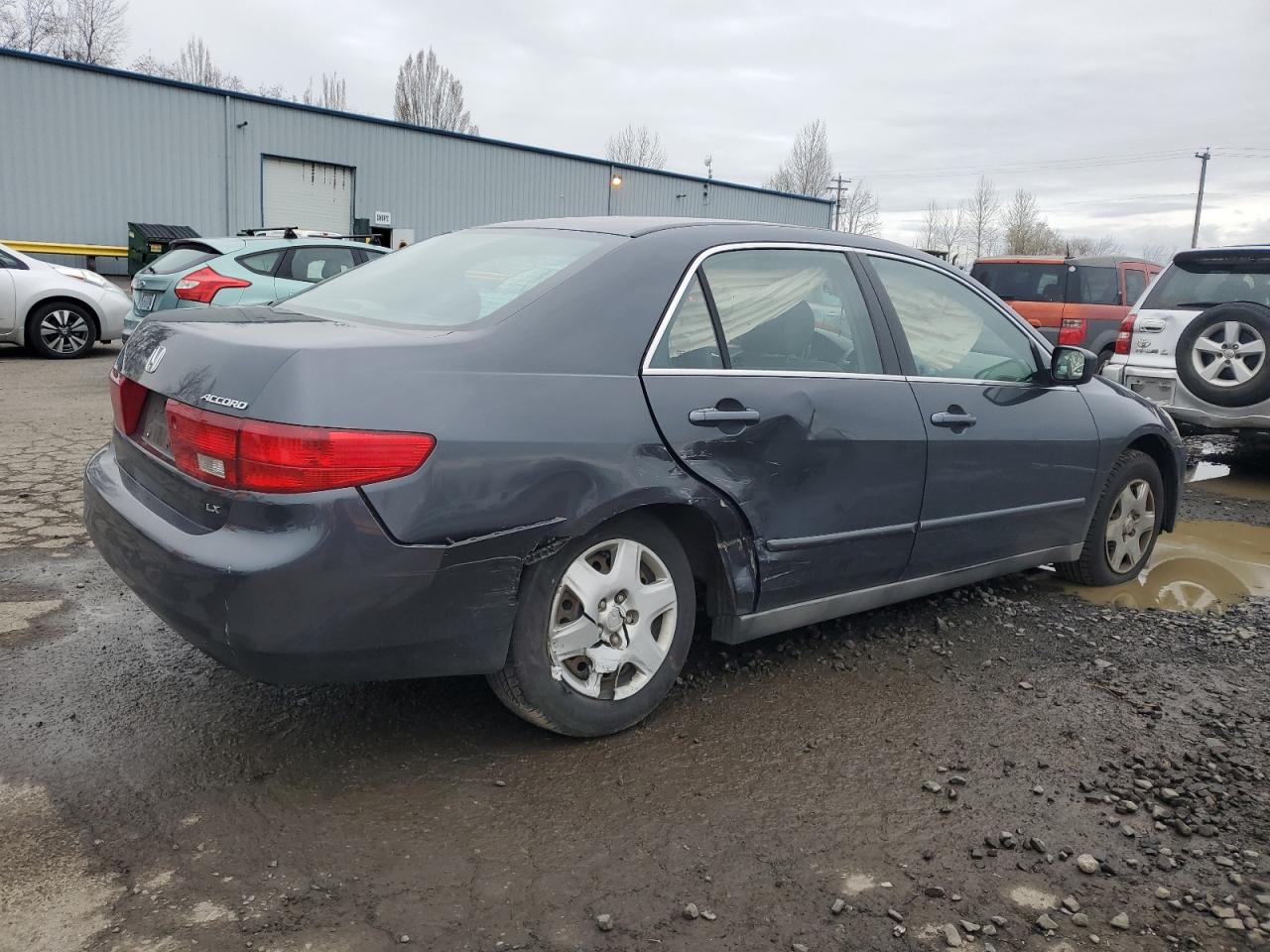 2005 Honda Accord VIN 1HGCM56435A163902 Copart auction photo, front end / rear end damage thumbnail 3