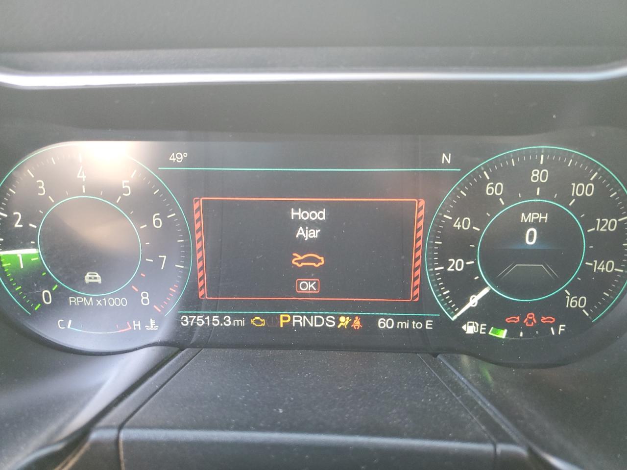 2019 Ford Mustang VIN 1FA6P8CF3K5168344 Copart auction photo, front end / side damage thumbnail 9