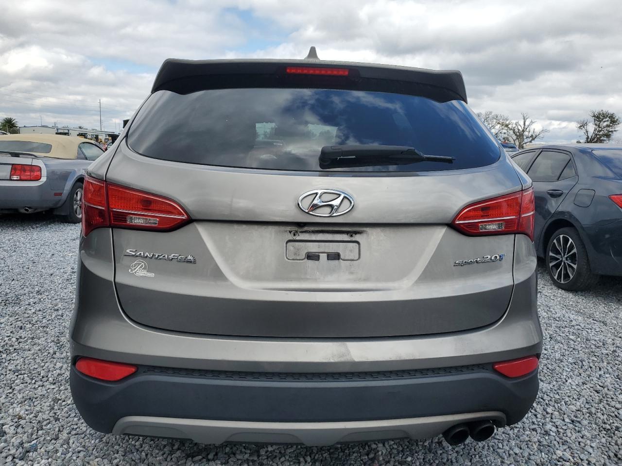 2013 Hyundai Santa Fe VIN 5XYZU3LA4DG083823 Copart auction photo, front end damage thumbnail 6