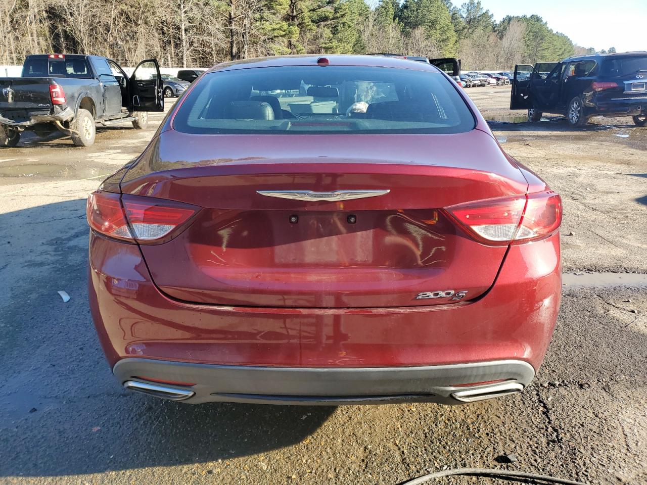 2015 Chrysler 200 VIN 1C3CCCBB3FN542259 Copart auction photo, front end damage thumbnail 6