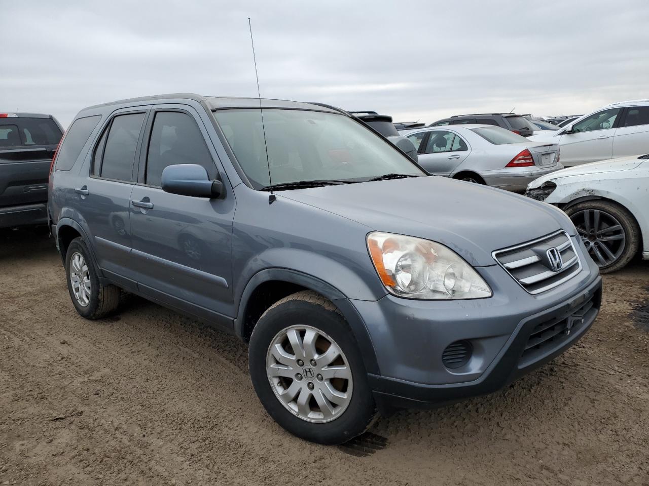 2005 Honda CR-V VIN JHLRD789X5C063171 Copart auction photo, rear end / side damage thumbnail 4
