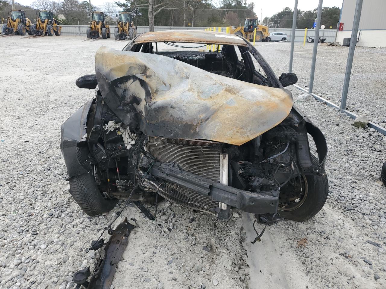 2018 Hyundai Sonata VIN 5NPE24AF5JH708582 Copart auction photo, front end / burn damage thumbnail 5