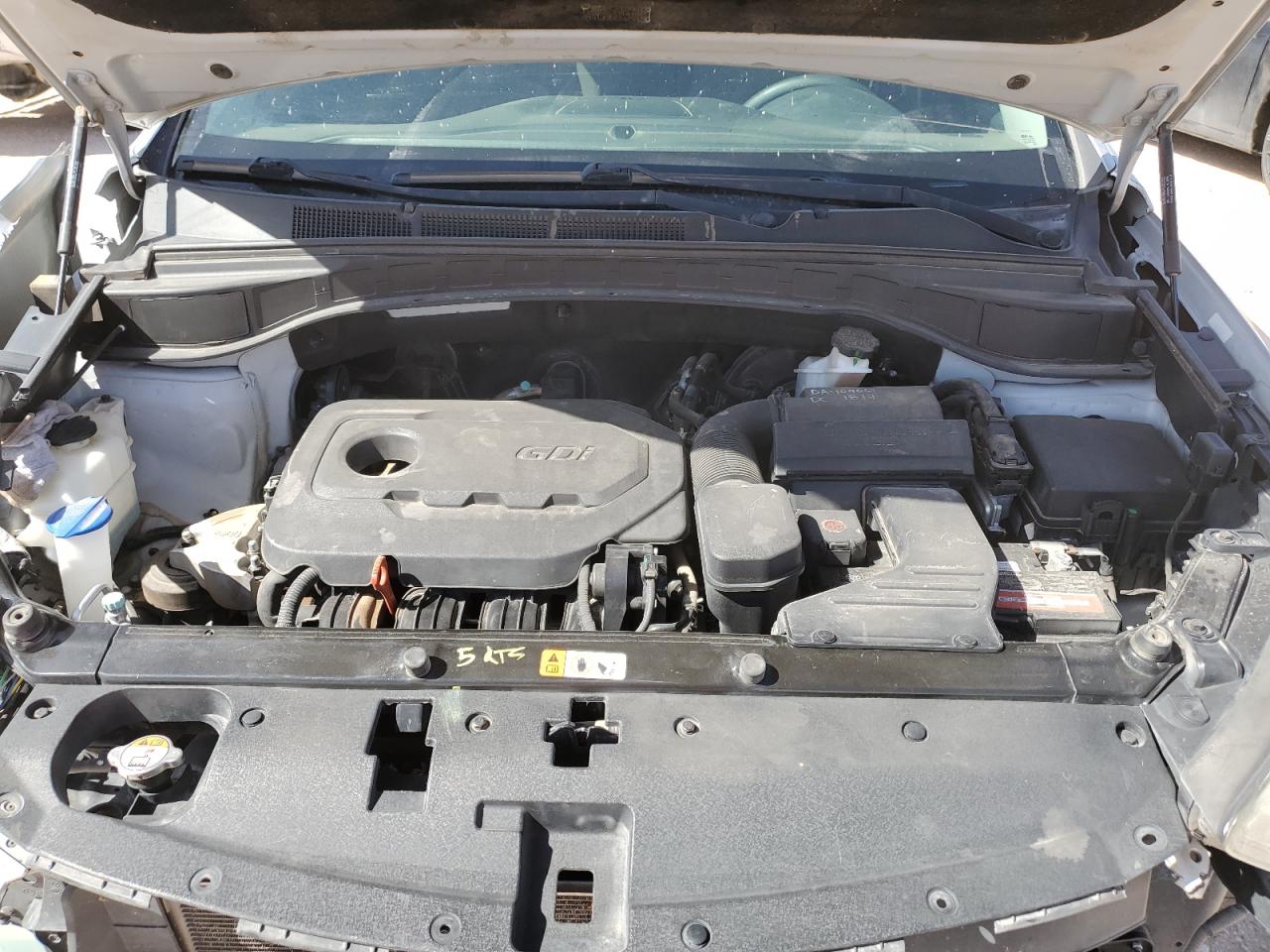 2018 Hyundai Santa Fe VIN 5XYZT3LB7JG538395 Copart auction photo, front end / rear end damage thumbnail 13