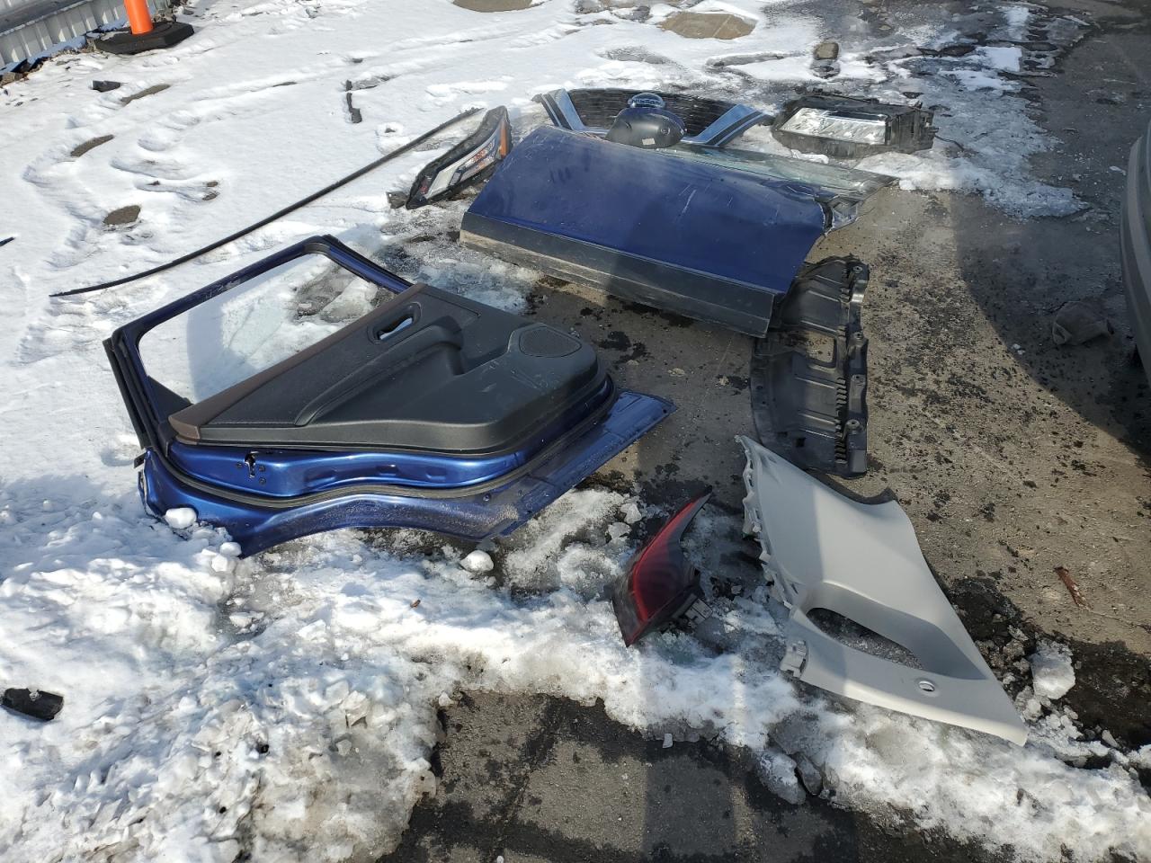 2021 Nissan Rogue VIN 5N1AT3BB3MC708514 Copart auction photo, side / front end damage thumbnail 15