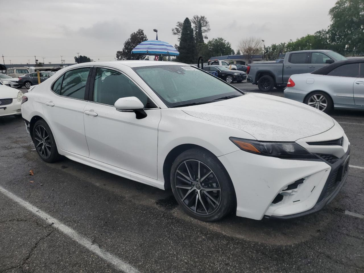 2022 Toyota Camry VIN 4T1G11AK9NU074093 Copart auction photo, rear end / front end damage thumbnail 4