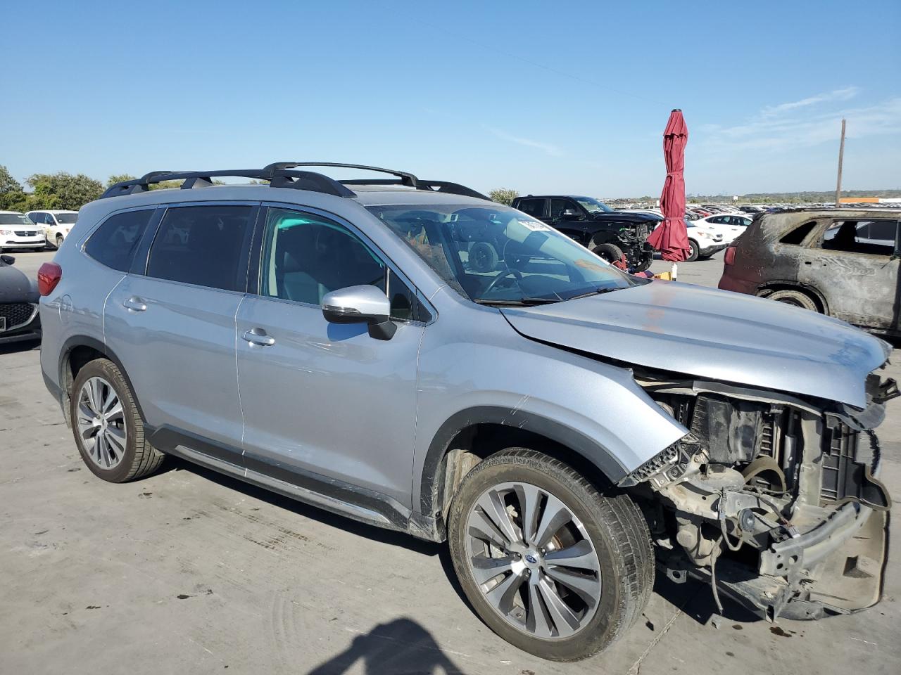2021 Subaru Ascent VIN 4S4WMAPD7M3442450 Copart auction photo, front end damage thumbnail 4