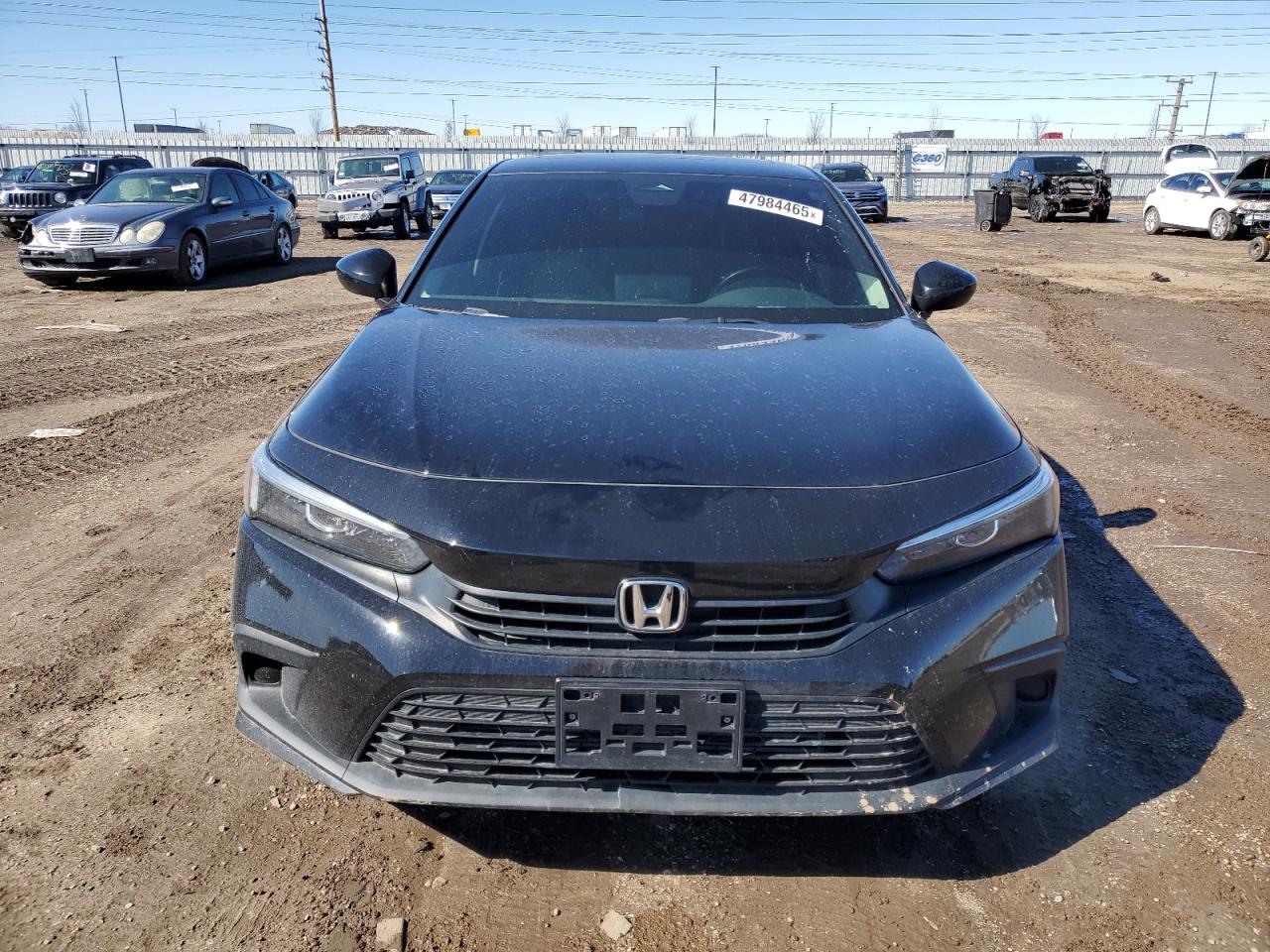 2022 Honda Civic VIN JHMFE1F79NX005717 Copart auction photo, rear end damage thumbnail 5