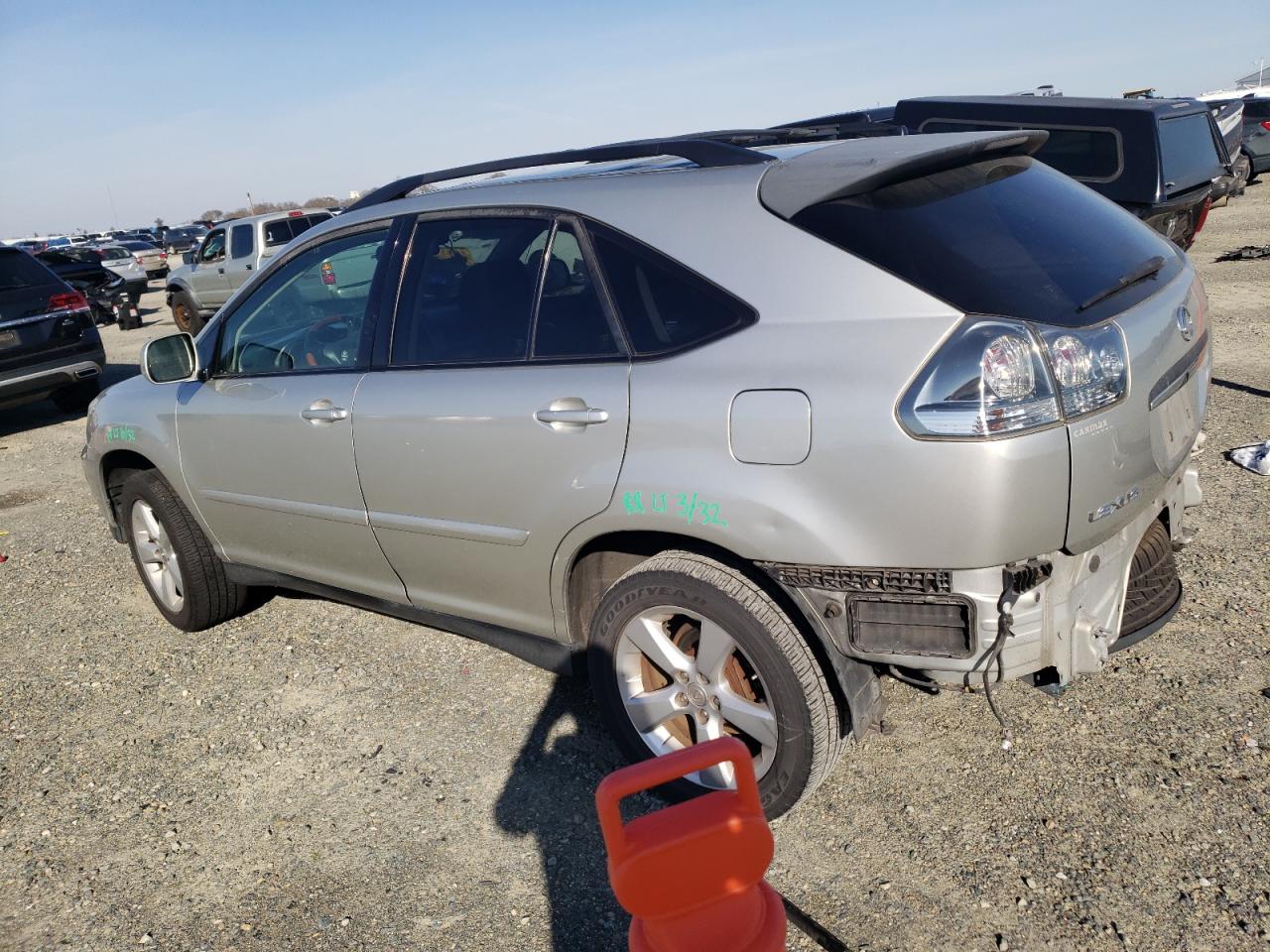 2007 Lexus RX VIN JTJHK31U872007936 Copart auction photo, rear end damage thumbnail 2