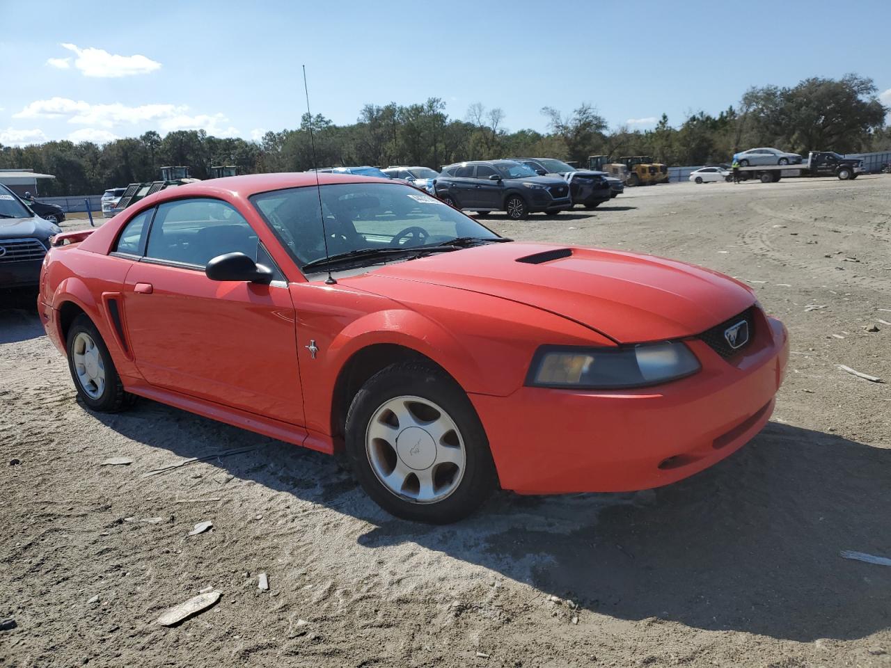 2001 Ford Mustang VIN 1FAFP40401F121020 Copart auction photo, mechanical damage thumbnail 4