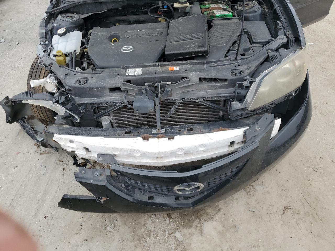 2008 Mazda 3 VIN JM1BK32FX81119931 Copart auction photo, all over damage thumbnail 11