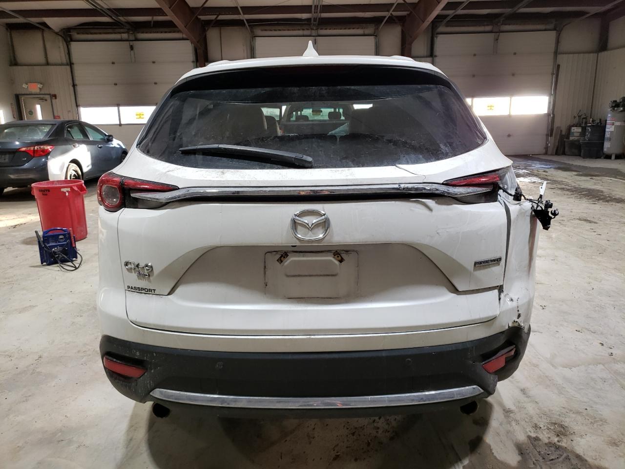 2022 Mazda CX-9 VIN JM3TCBDY6N0622925 Copart auction photo, all over damage thumbnail 6
