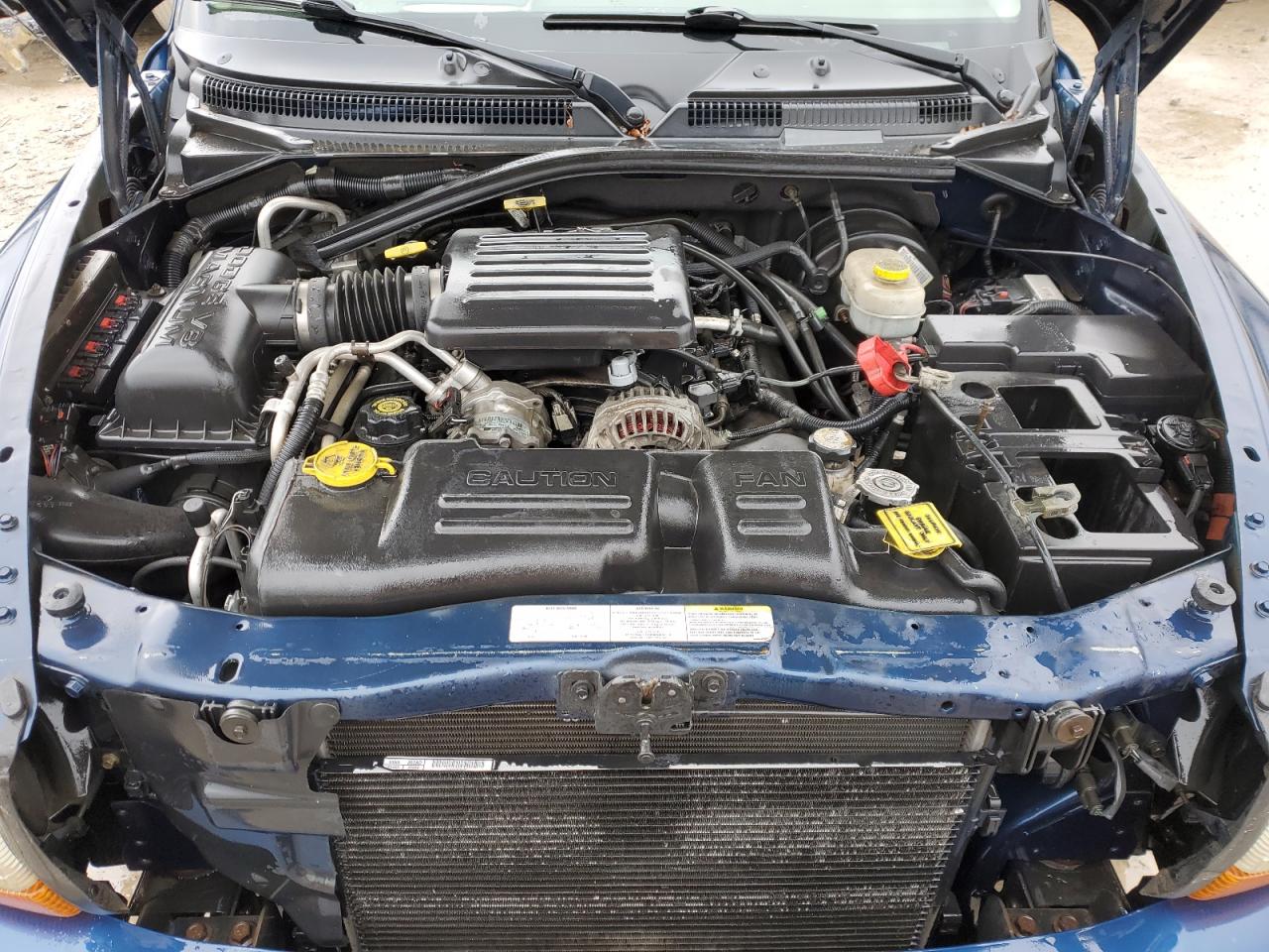2003 Dodge Durango VIN 1D4HS58N23F610044 Copart auction photo, front end damage thumbnail 12